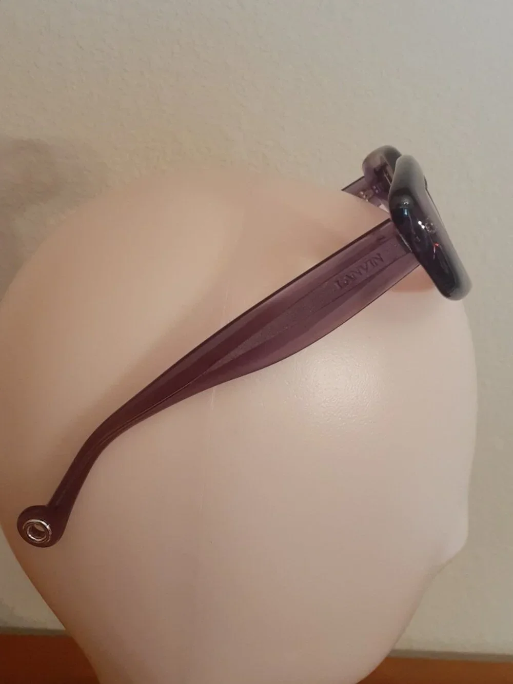 Lanvin purple plastic